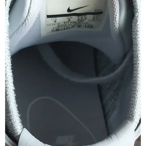 Nike Men's Air Force 1 Ultra Flyknit Mid Wolf Grey Custom Patch Size 9 - Picture 6 of 8